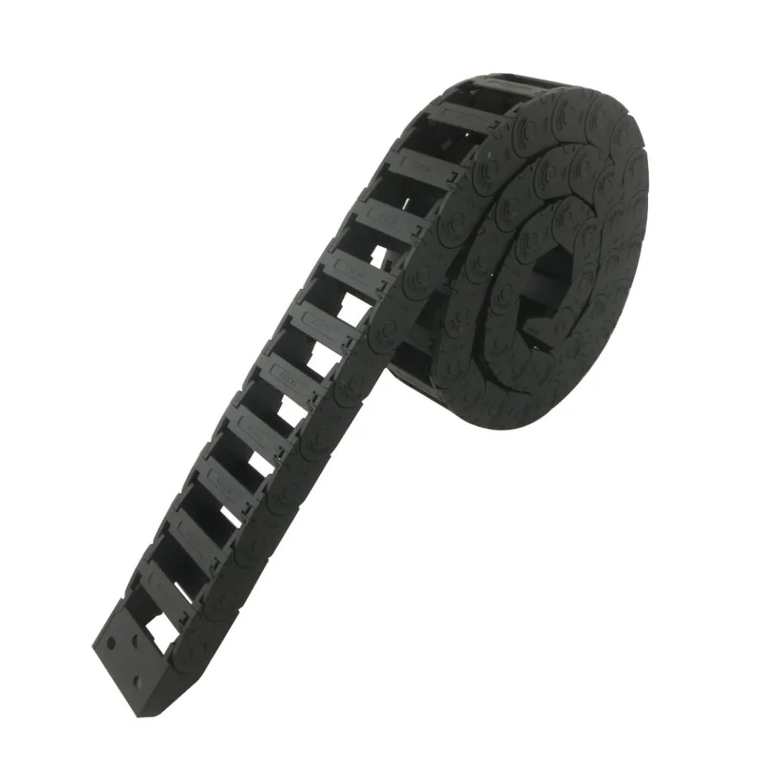 Equipos industriales Cadenas de transmisión 15 x 30 mm Tamaño Interno 1,01 M Radio de curvatura R28 Cadena de Arrastre de Cable de Nailon Reforzado con plástico Cadenas de transmisión