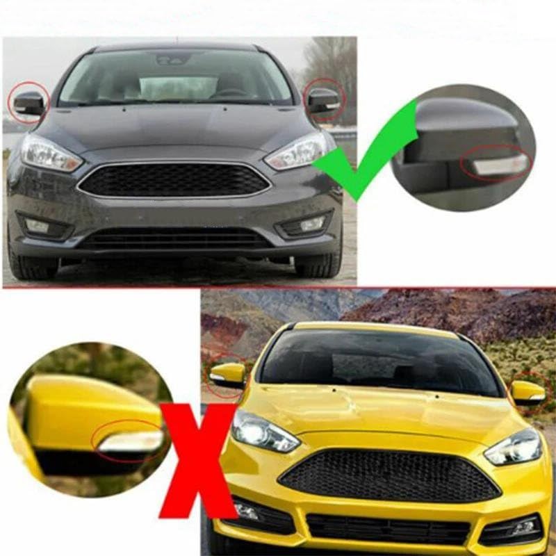 Coque de rétroviseur Ford Focus MK3 remplacement anti rayure ABS