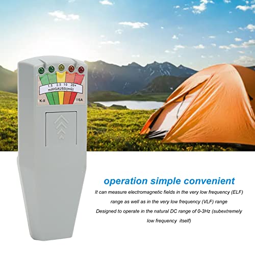 Medidor EMF Rango ELF/VLF 50/60Hz, Precisión 5%, Resistente miniatura 2