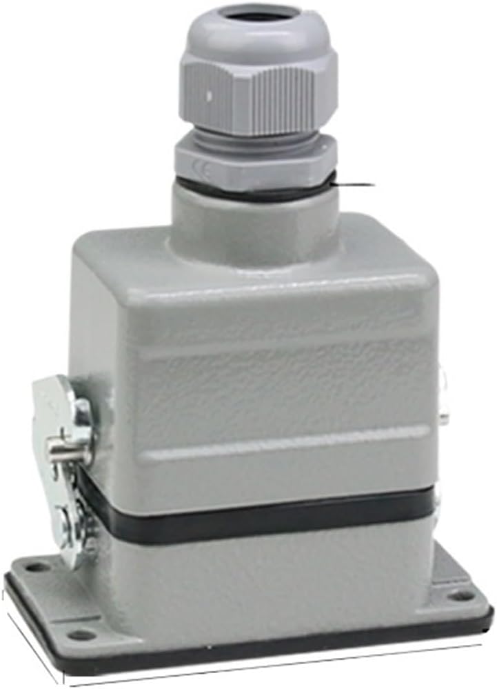 Heavy Duty Connector Shrapnel Crimp Tape 6.10.16.24 core Industrial Waterproof Aviation Socket Plug 500V 16A(6 Core Top Outlet)