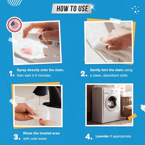 image for ACTIVE Messy Kids Stain Remover Spray Laundry Spot Cleaner, Natural St