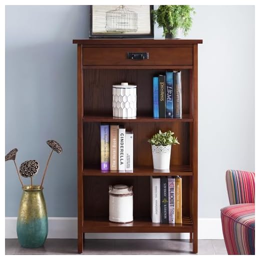 Mission Oak Mantel Height Bookcase