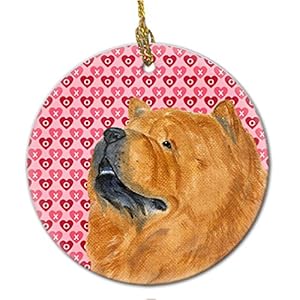 Caroline’s Treasures SS4502CO1 Chow Chow Keramisch Ornament, Multi kleuren