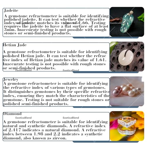 Réfractomètre de précision pour pierres précieuses et diamants sur or - 5