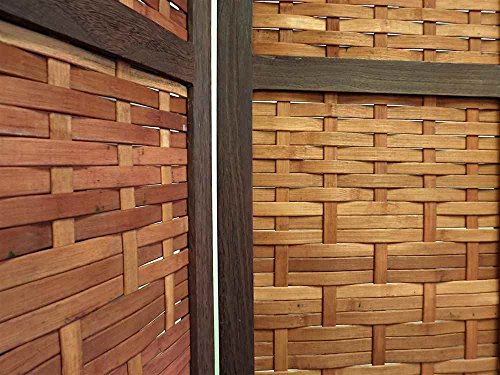 1414-Fs16688 Proman Products Saigon Folding Screen Walnut #TOP4