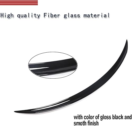 Miniatura 3 de Alerón de maletero para Mercedes Benz W205 de 2 puertas Clase C C205 2015-2020 Coupé C180 C200 C250 C300 C350 C63 C43 AMG Tapa de arranque de alerón