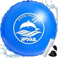 Poolkissen Winter Rund 4m Luftkissen Pool Kissen überwinterung XXL Pool Winterkissen mit Doppelnaht bis -25°C, Doppelt Abgedichtetes Ventil, 0.4mm Dickes PVC für Poolabdeckung Winter