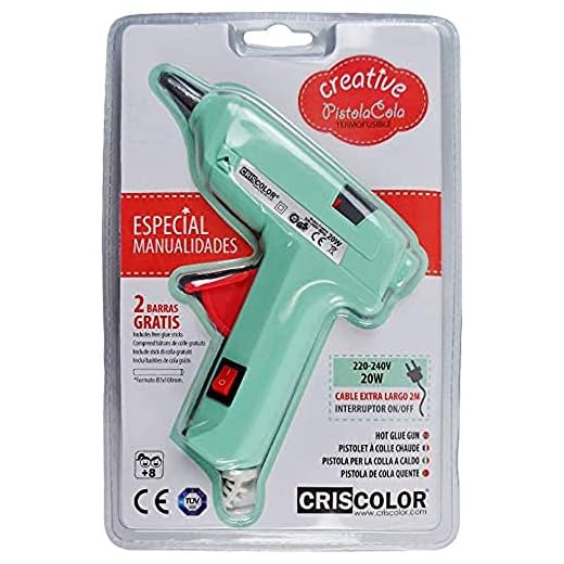 CRISCOLOR PISTOLA SILICONA MINI CREATIVE