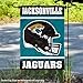 WinCraft Jacksonville Jaguars Helmet Double Sided Garden Banner Flag