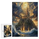 Magical Castle Puzzle de 1000 pièces: Les lignes divisoires sont claires et il n'y a pas d'odeur. Emocionnez toute la famille et offrez des heures de plaisir et de divertissement en assemblant ce puzzle incroyable. Puzzle est l'un des jouets de jeux pour adultes pour profiter du temps de loisirs avec la famille et les amis.