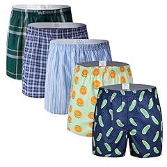5pcs-blue Plaid/Green Plaid/Blue Striped/Orange/Pickle
