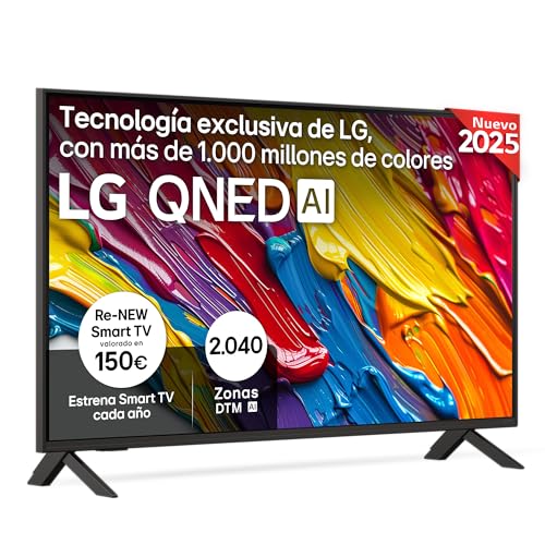 LG 43QNED84A6C - TV 43", 4K QNED EVO, Smart TV, WebOS 25, Procesa...