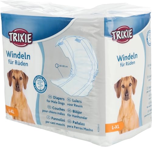 TRIXIE 23643 Windeln für Rüden, L–XL: 60–80 cm, 12 St., large - x-large TRIXIE 23643 Windeln für Rüden, L–XL: 60–80 cm, 12 St., large - x-large