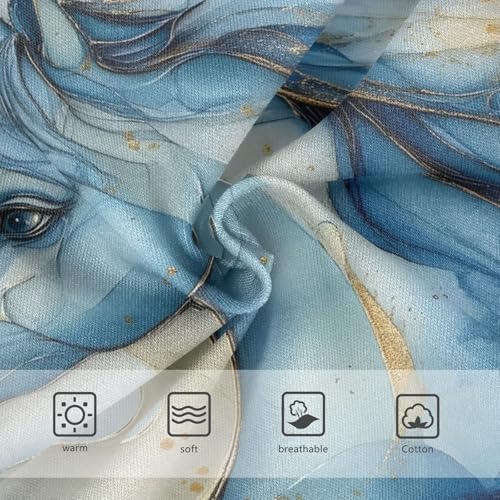 Blue Gold Marble Horse Toddler Girls's Underwear 2T 202b87653