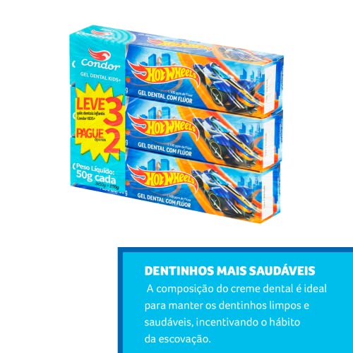 Condor Creme Dental Bambinos Gel Hotwheels Lv3Pg2