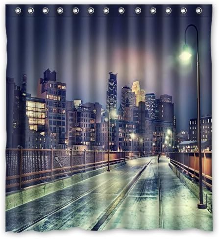 Custom Print Design Black and White Art Sugar Skull Flower Shower Curtain Decoration Mildew Waterproof Polyester Fabric Bathroom Shower Curtain 60" x 72" Inch