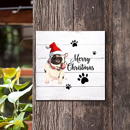 Plaque en bois de Noël décoration murale vintage premium