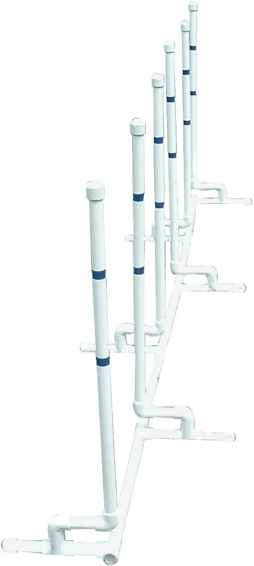 Affordable Agility Channel Weave 12 Pole Set