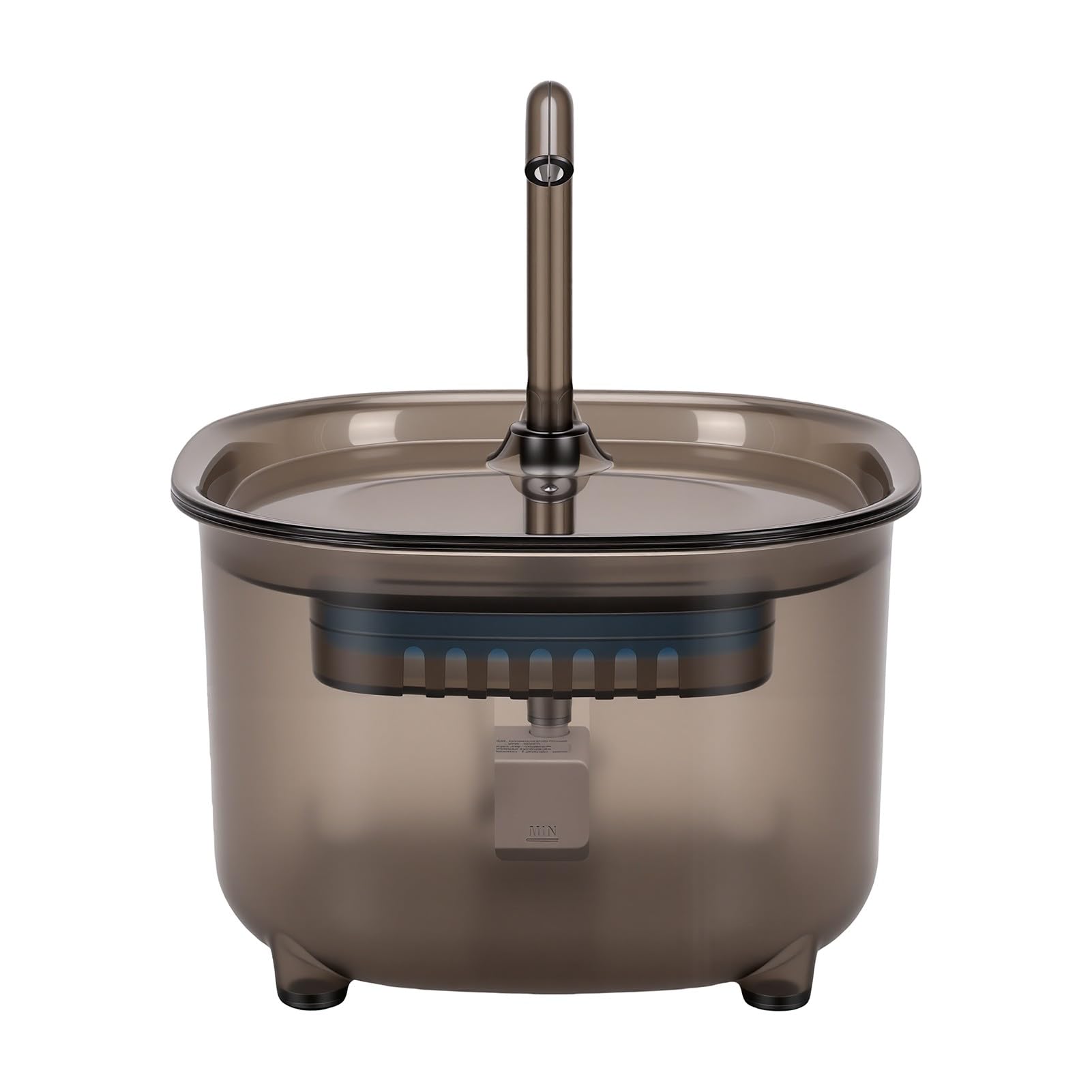 Fontanella per Animali con Pannello Solare 10W, Abbeveratoio Automatico per Gatti con Sensore Intelligente, capacità 2L per Interni Ed Esterni Cani Gatti