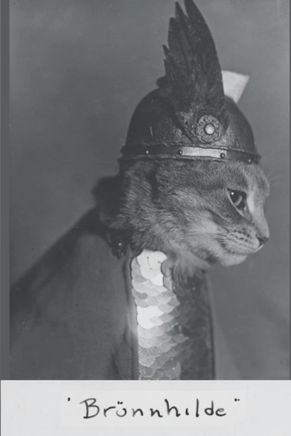 Brunnhilde: The Warrior Cat! - a plain dot-grid journal for you or any cat lover in your life.