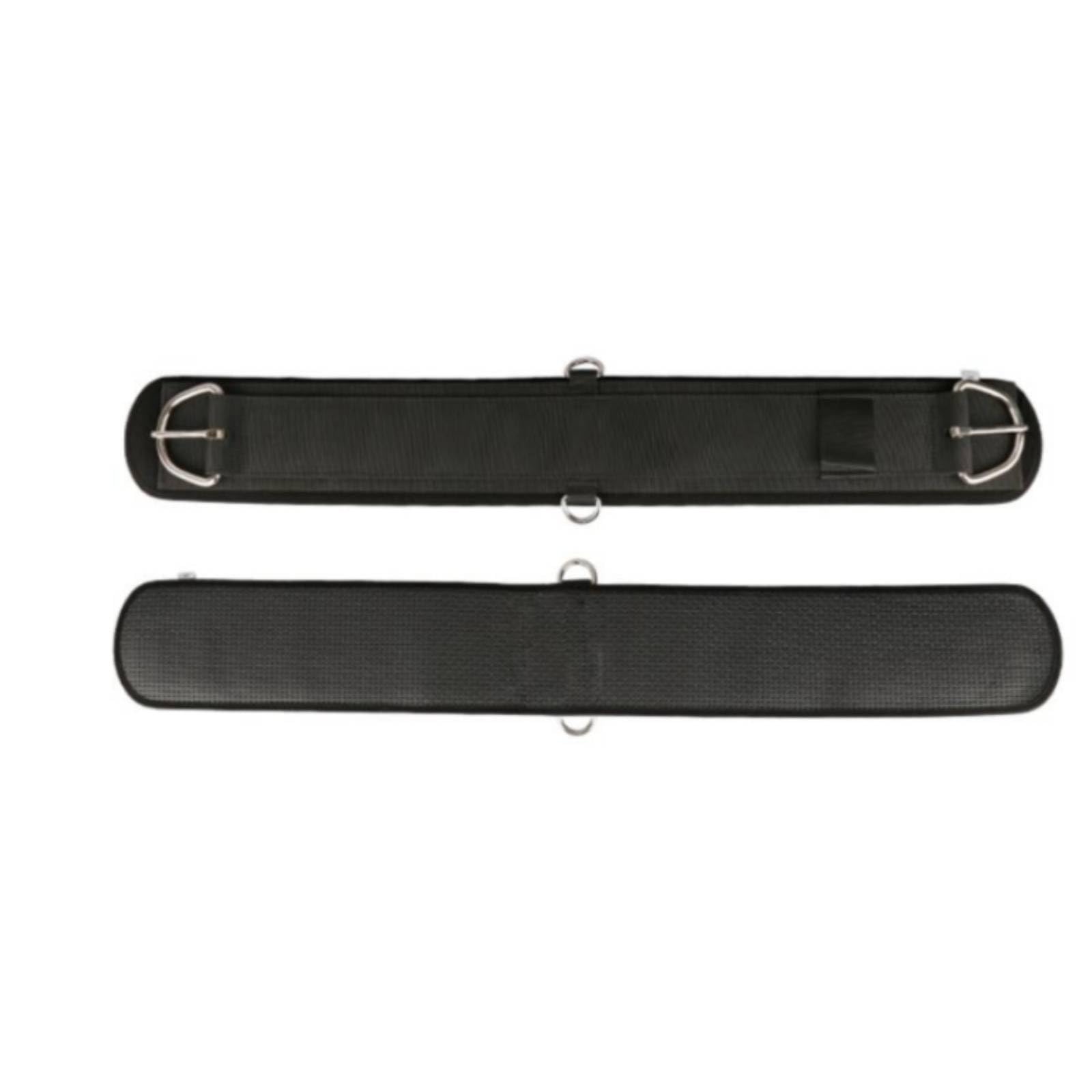 Cintura Sottopancia Occidentale Cinghia Sella Cavallo Cinch Cinturino Equestre con Cucitura Perimetrale Rinforzata E Imbottitura Confortevole Supporto , Nero , 26 Pollici-66cm