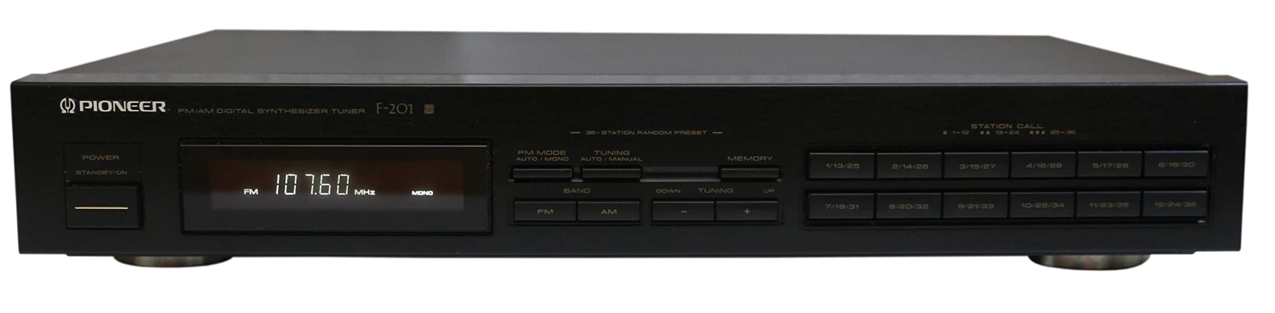 Pioneer F-201 Tuner schwarz
