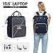 LOVEVOOK Laptop Backpack for Women,15.6 Inch Professional Womens Travel Backpack Purse Computer Laptop Bag Nurse Teacher Backpack,Waterproof Work Bags Carry on Back Pack with USB Port,Dark Blue Plait