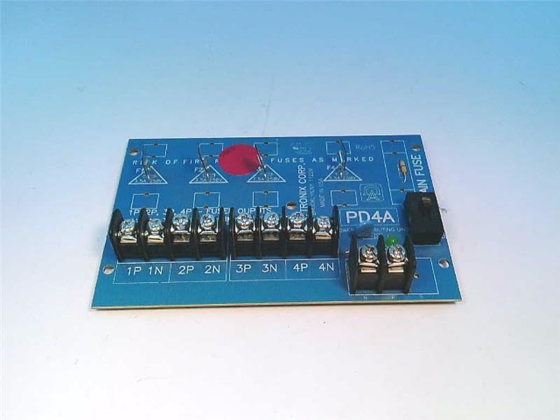 ALTRONIX PD4 10A, 12-24VDC, 4 Fuse Protected OUTPUTS, Power Distribution Module