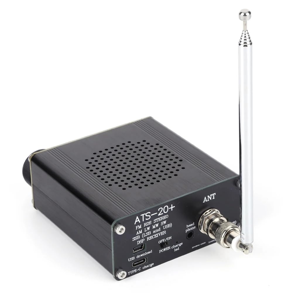 ATS-20+ Si4732 Full Band FM AM MW SW SSB Ricevitore Scanner-0.96 Pollici OLED Schermo FM AM SSB LSB USB con Antenna