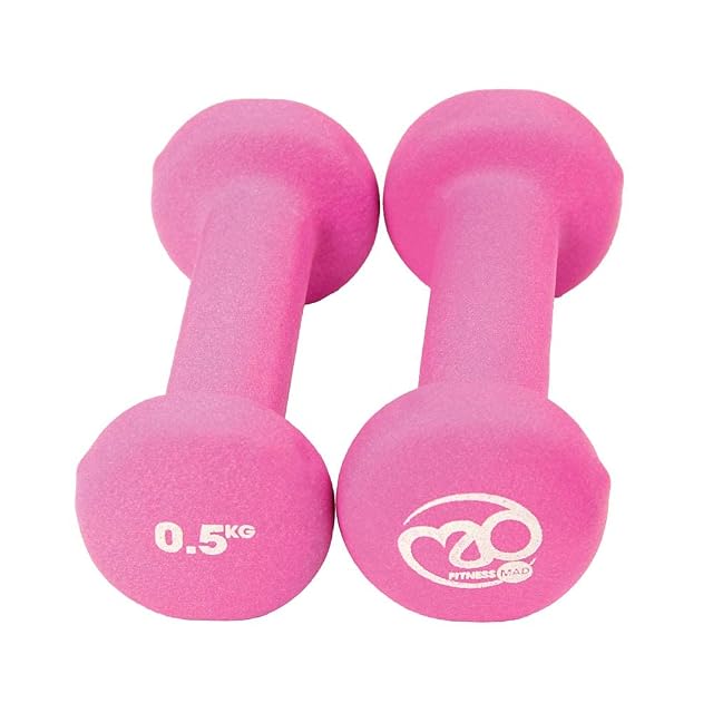 Fitness Mad Unisexs Neo Dumbbells