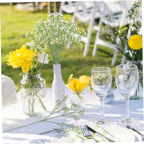 Fleurs de souffle de bébé naturelles et durables de 20 cm - 6