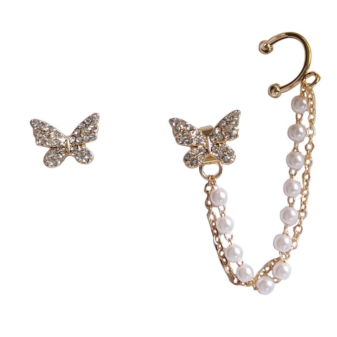 See full amazon price history chart for Vembley Korean Pearl Chain Ear Cuff Butterfly Stud Earrings For Women/Girls Vembley Korean Pearl Chain Ear Cuff Butterfly Stud Earrings For Women/Girls (B0CJNXRS4L) Amazon Price History, Amazon Price Tracker