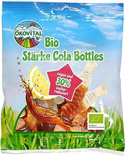 Georg Rösner Fruchtgummi "Cola-Bottles", zuckerreduziert, vegan (80 g) - Bio Cover