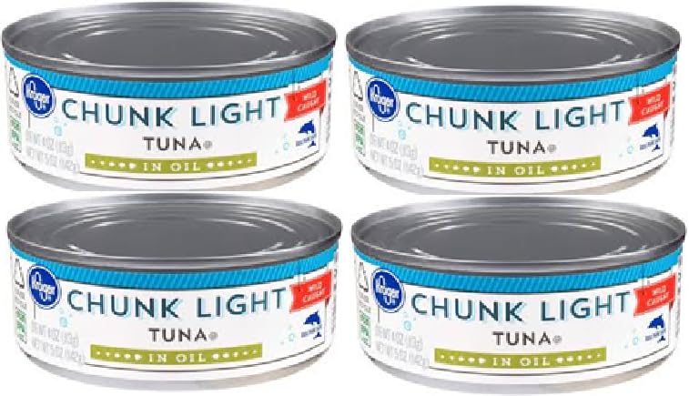 Chunk Light Tuna in Oil (4 Cans, 5 oz. each)
