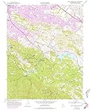 YellowMaps Santa Teresa Hills CA topo map, 1:24000 Scale, 7.5 X 7.5 Minute, Historical, 1953, Updated 1981, 26.9 x 22 in - Paper