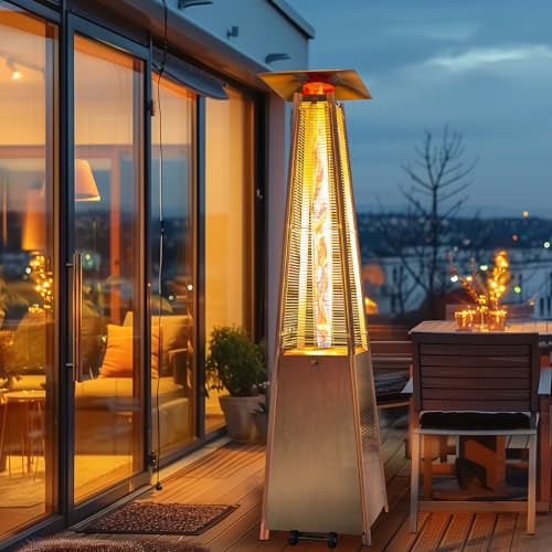 PATIOPIA 48,000 BTU Flame Pyramid Pool Heater...