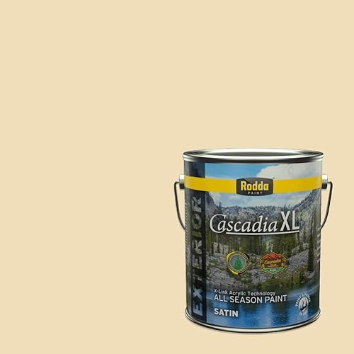 Vista 54 de Rodda Paint CASCADIA ZERO - Pintura e imprimación semibrillante para interiores en uno, cuarto de galón, rodaja de limón Lemon Slice