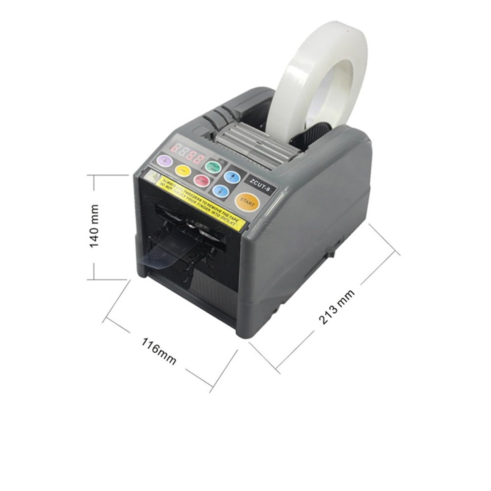 Distributore automatico di nastro adesivo Macchina da taglio Nastro adesivo da 6-60 mm Taglierina intelligente a doppia faccia