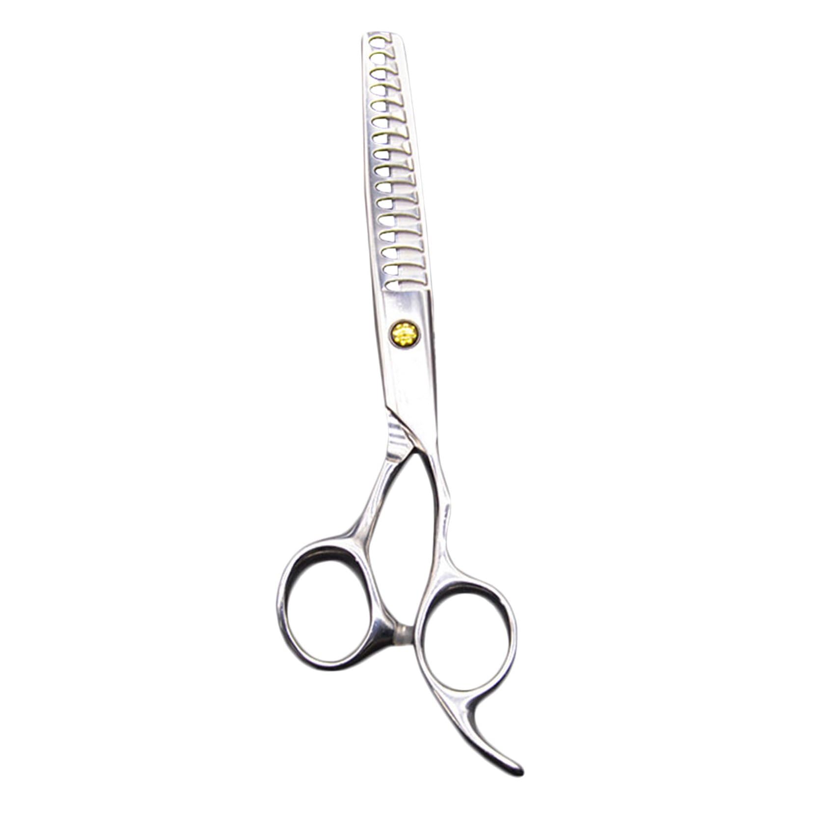 Cabilock Tijeras de Peluquería de Acero Inoxidable de 6.0 Pulgadas Diseño Ergonómico y Uso Seguro para Corte de Cabello en Casa y Salón Profesional