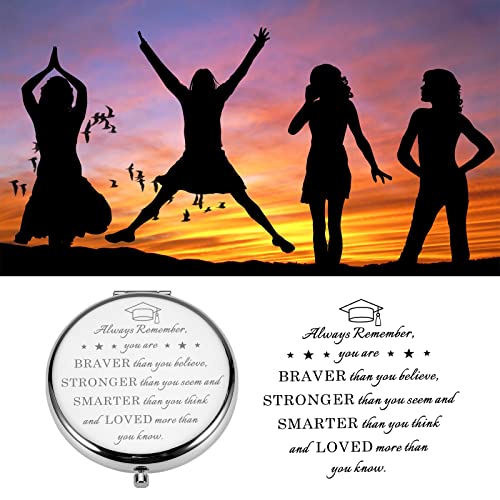 Xpenmulboja 2023 Graduation Gifts For Her Graduation Compact Mirror For Her Women Girls Teens Inspirational College Gift For Senior High School Makeup Mirror Gift For Graduates Daughter Nurse #TOP1