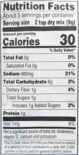 Durkee Original Chili Seasoning Mix, 1.75-Ounces Packages (Pack of 18)
