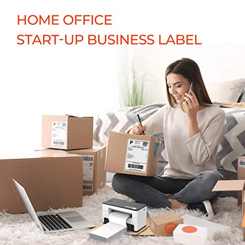 image for MUNBYN 4x6 Inch Direct Thermal Labels, 1000 Labels/2 Stacks(500 Pcs pe