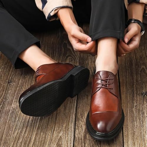 Men's Business Oxford Shoes – Leather Dress for Men, Comfortable Orthopedic, Pointed Toe, Black Office & Wedding2