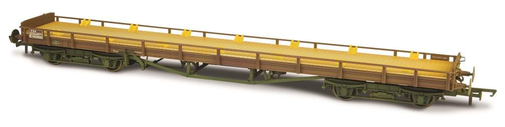 Oxford Rail Carflat BR Faded and Weathered 1-088 B745893 OR76CAR002B 1:76 Wagons Adult collectable
