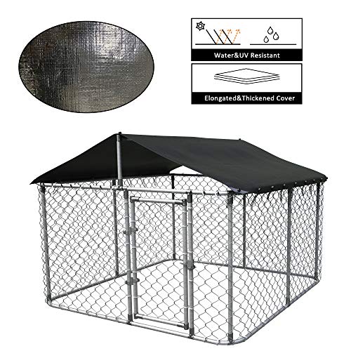 Kullavik Outdoor Dog Kennel Dog Cage Dog Playpen Dog Fence Chicken Coop Hen House Pet Playpen with Heavy Duty Large… - Image 7