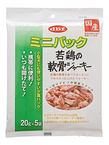 デビフ ミニパック 若鶏の軟骨ジャーキー 100g×3個のサムネイル