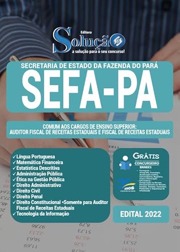 Apostila SEFA PA - Auditor Fiscal de Receitas Estaduais