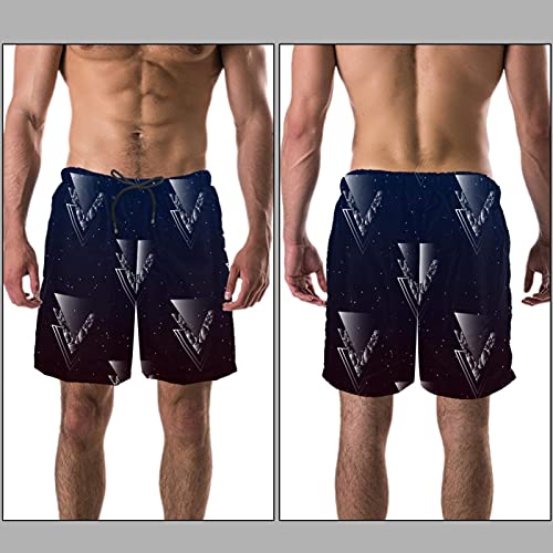 Short de bain homme ciel étoilé doublure maille séchage rapide - 3