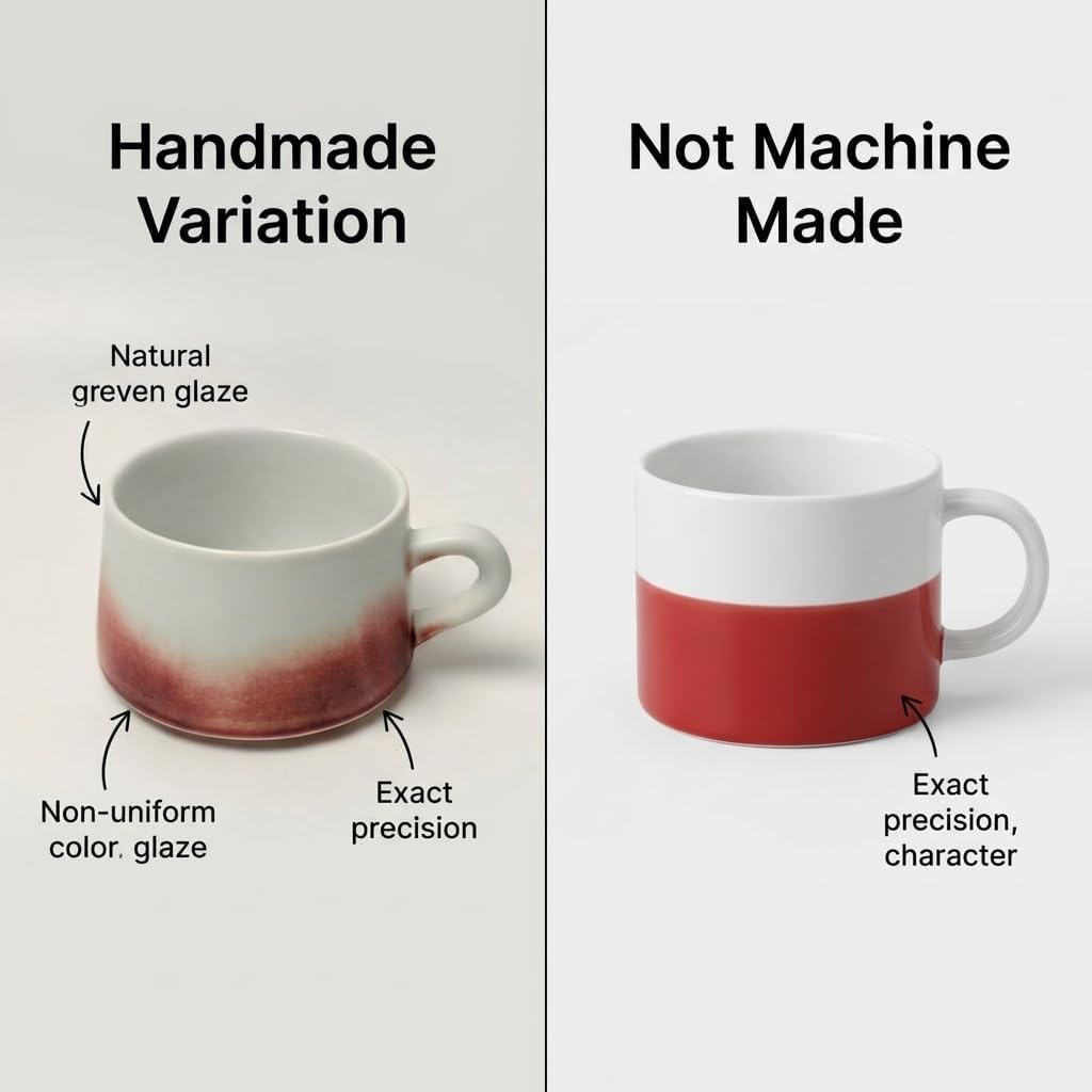 Taza De Café De Gres Hecha A Mano única, Taza De Cerámica Esmaltada Artesanal, Taza Rústica De Té Y Café De 260 Ml, Amantes del Café, Cada Pieza Es única.