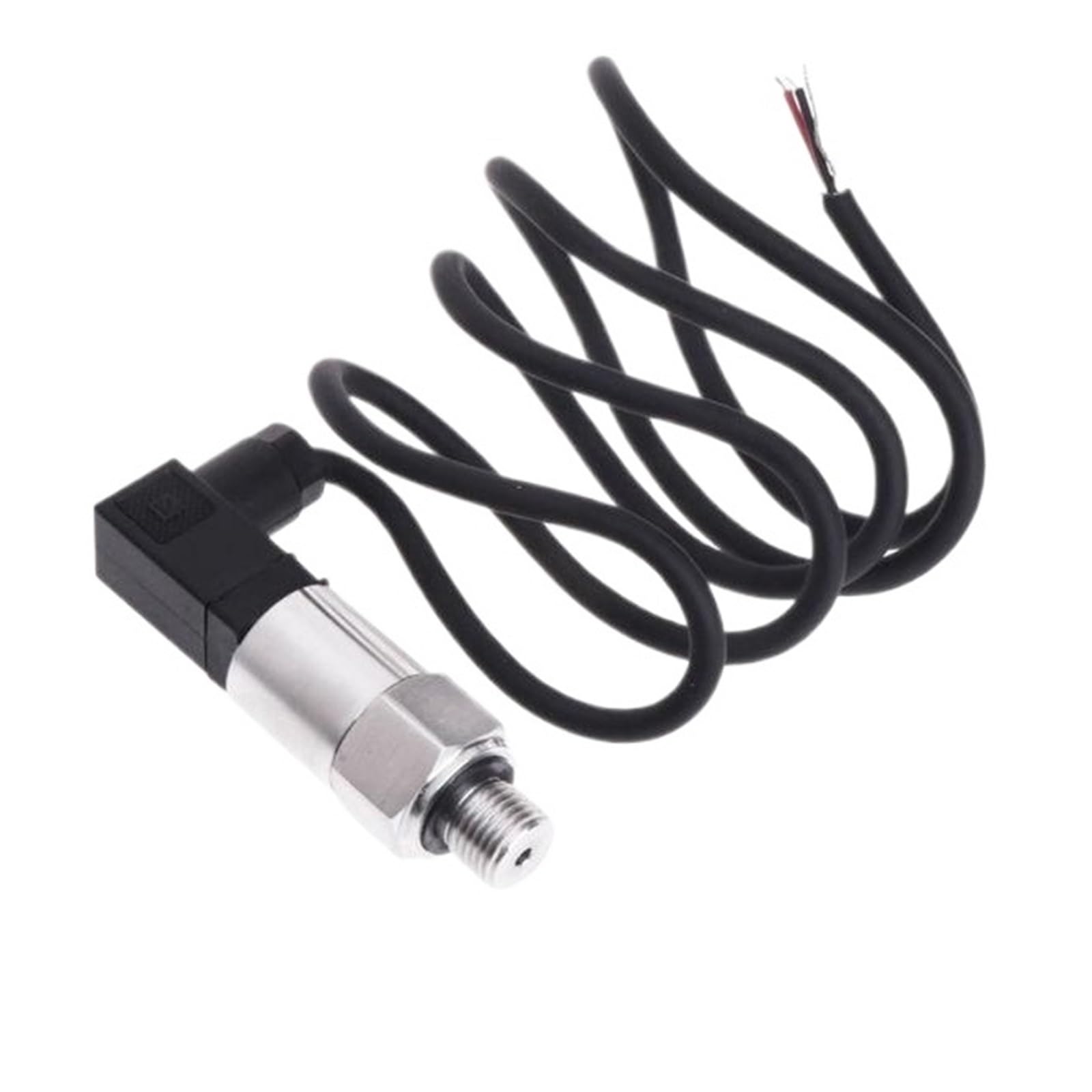 Compact Pressure Transducer Sensor 4-20mA Output G1/4" Silicon Pressure Transmitter Transducer for Water Gas Oil Metal(0-1mpa)